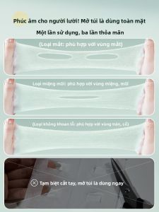Băng Keo Trang Điểm Three-in-One Có Lỗ Mở Băng Keo Trang Điểm Mặt Có Thể Kéo Dài Dùng Để Trang Điểm Và Làm Sạch Da