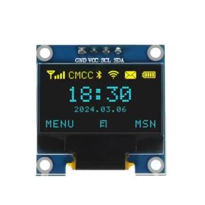 High definition0.96 inch Oled IIC Serial White OLED Display SSD1315 128X64 I2C 12864 LCD Screen Board for Arduino