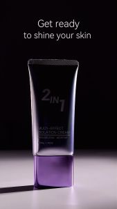 Dr.Leo 2in1 Multi-Effect Isolation Cream Primer [50g] Waterproof Make Up Base Brightening Color Corrector Whitening Glowing Makeup Cream Long-Lasting