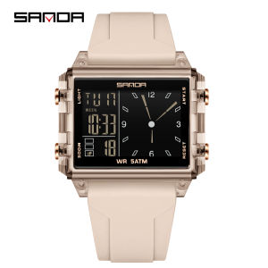 Sanda | SANDA 6273 Fashion Electronic Watches for Man Luminous Calendar Waterproof Clock Outdoor Sports Casual Ladies Digital Wristwatch