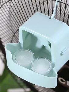 Hangable Fan Cooler with Rapid Cooling and Reusable Ice Cups with Reusable 4 Ice Cups for Home Office Fans