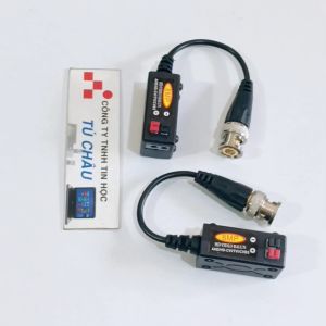 Video Balun Camera Full HD 8Mp / Loại khóa gài (Chuẩn AHD / HD - CVI / TVI / CVBS)