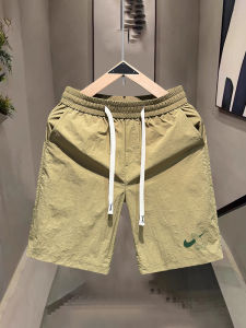 Summer New Style Mens Short Pants Casual Quick Dry Five-Point Beach Couples Shorts Polyester Fiber Straight Leg Leisure Pants