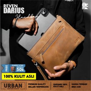 Tas Clutch Pria REVEN DARIUS HANDBAG Kulit Sapi 100% Tas Tangan Cowok Distro Import Keren Terbaru