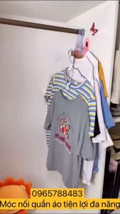 Đầu Nối Móc Treo Quần Áo  - Bằng Nhựa Đa Năng Tiết Kiệm Không Gian Tiện Lợi