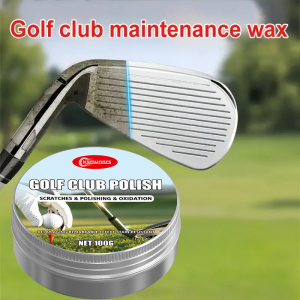 Professional Golf Club Wax Quick-Acting Polishing Wax Restores Mirror Shine Metal Polish White Golf Equipment Protection Wax