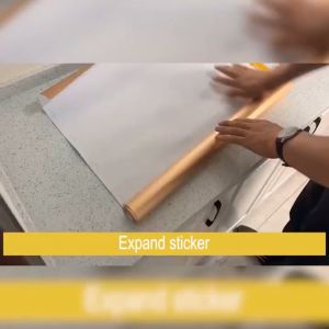 Kitchen Wallpaper Aluminum Foil Sticker Waterproof Oil-proof Heat-resistant Oil Fume Sticker