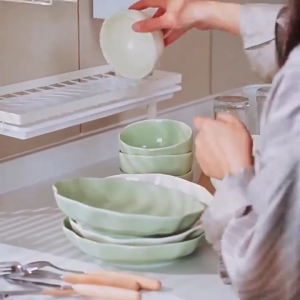 Narrow Wall Mounted Dish Drainer Shelf Space Saving No-Drilling