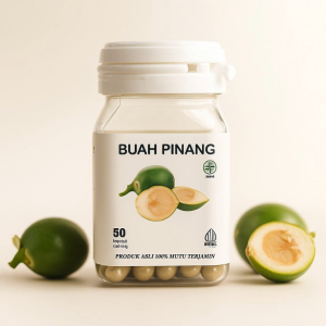 Kapsul Buah Pinang Herbal 100% Original - Isi 50 Kapsul