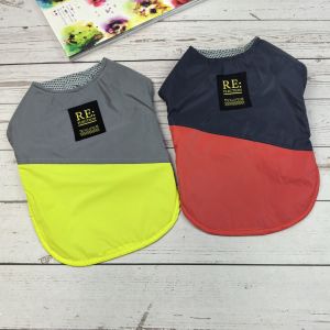 Japan Pet Dog Clothes Reflective Luminous Night Walking Dustproof Clothes Teddy/French Bulldog Vest Safety Clothing