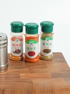 FH-C1265 Tempat Bumbu Dapur Stainless Tutup Putar Serbaguna / Tempat Merica Gula Lada / Wadah Garam