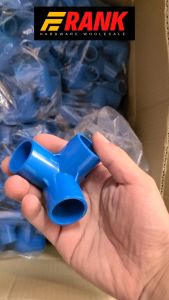 Water PVC Pipe Blue Fittings Tee Connector 3 Way 4 Way 5 Way Tee Frank Hardware