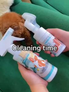 pembersih telapak kaki anjing kucing hewan anabul paw cleaning foam made in korea 100ml