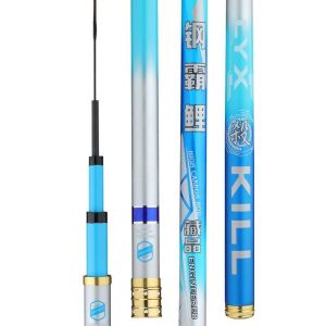 Cần Câu Đơn Đài 5H Ngọc Tiêu Chất Liệu Carbon Xoắn Tặng Ngọn phụ