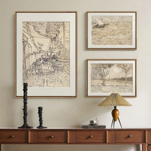 YASISHA | French Retro Artistic Wall Art for Entryway