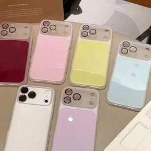 szhaiyu | Luxury Matte Translucent Phone Case For iPhone 18 17 16 15 14 13 Pro Max Frosted Solid Color Slim Simple Hard PC Cover Fundas