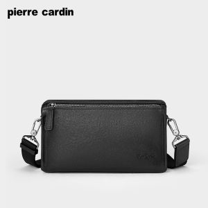 Pierre Cardin | Túi Đeo Vai Kinh Doanh Da Thật Đơn Giản