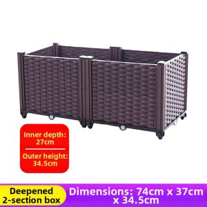 Vegetable Growing Large Reinforced Plastic Box