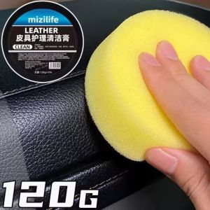 120g Car Leather Seat Maintenance Paste Interior Renovation Leather Care Oil Multifunctional Cleaning Paste Auto Polish Repair Tools