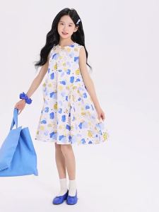 zosee | Sweet Floral Princess Style Vest Dress for Girls