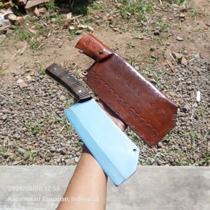 Pemotong daging sapi kambing dan sebagainya bahan per baja.