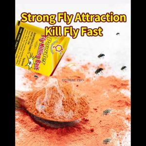 1BOX 20pcs Ubat Lalat Fly Bait Umpan Lalat 100% Berkesan Halau Lalat Hapus Lalat Fly Eliminator Powder 5g