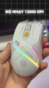 Chuột gaming có dây SIDOTECH PG1 led RGB 6 nút bấm polling rate 1000hz 12800DPI có app chuột chơi game máy tính laptop macro combo ghìm tâm auto tap auto click công thái học cao cấp - Hàng chính hãng