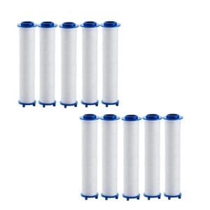 20Pcs Replacement Shower Filter for Held Showerhead - High Output Shower Water Filter to Remove Chlorine Fluoride and Hard Water