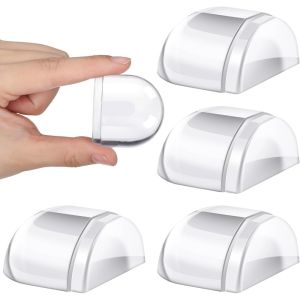 Floor Door Stopper Self Adhesive Rubber Bumper Wall Protectors Acryli Floor Buffers Wall Buffers for Protection Furniture