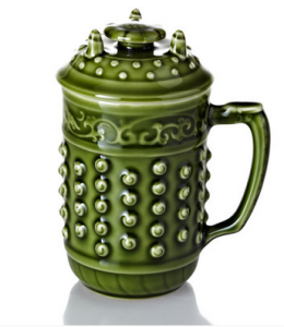 Creative Ceramic Tea Cup High Cup Luxury Gift Elegant Chinese Style Business Use 301mL-400mL Capacity