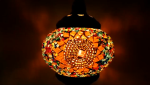 Mediterranean Deco Turkish Wall Lamp Handcrafted Mosaic Glass Wall Light for Bedroom Living Room