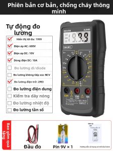 deli | Thiết Bị Đo Đa Năng Số Chính Xác Cao Cho Điện Công Nghiệp
