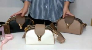 Nure Lokal Premium - Tas Selempang Wanita Simple Polos Tiga Ruang Multifungsi / Sling Bag Wanita