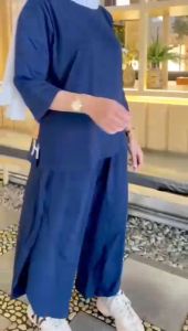 One Set Dm3 Stelan Wanita Muslimah Bahan Combat20s Super Premium