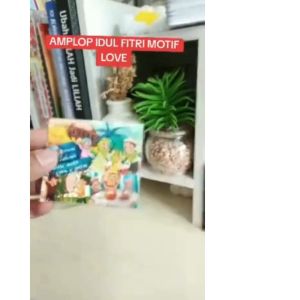 AMPLOP LEBARAN IDUL FITRI MODEL LOVE VIRAL 2025 ISI 6PCS