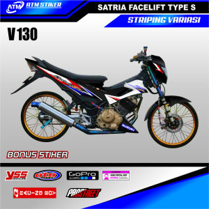 Stiker Strapping Variasi Satria Facelift Type S