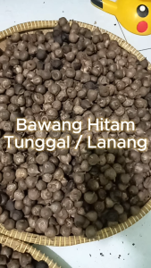Bawang Hitam Tunggal Lanang Black Garlic Garlik Solo Fermentasi 75gr 150gr 250gr 250 gr gram Premium