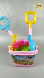 Mainan Anak Ember Pasir Cetakan Lucu Sekop pasir Edukasi