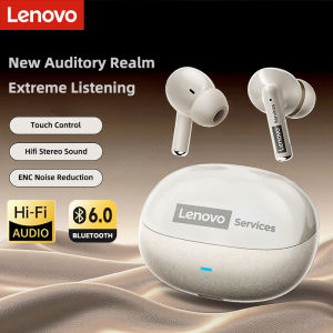 Lenovo | Lenovo LE257 Headphones TWS Wireless Bluetooth 6.0 Earphone HiFi Sound ENC Call Noise Reduction Gaming Sports Earbuds With Mic