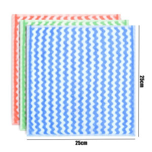 Coral Fleece Thickened Cationic Dishcloth Household Kitchen Cleaning Scouring Pad Water-Absorbing Non-Shedding Cleaning Cloth
