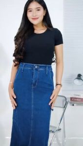 ROK CARGO SPAN JEANS WANITA// ROK JEANS LOVY CARGO SAMPING // ROK JEANS SAKU SAMPING AKTIF