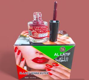 Kutek Henna Al-latif Halal BPOM Marvelous Maroon 8gr