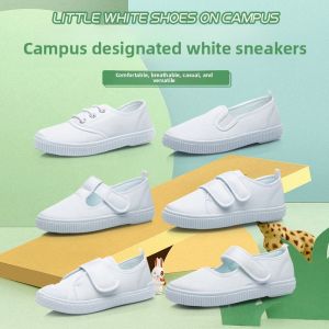 Spring-Autumn Indoor/Outdoor White Sneakers for Boys and Girls