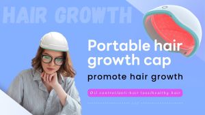 【Shipped from Singapore】Laselocks Lllt Laser Hair Growth Cap Wireless And Rechargeable To Help Repair Damaged Hair Follicles And Promote Hair Growth Free A Flannel Storage Bag