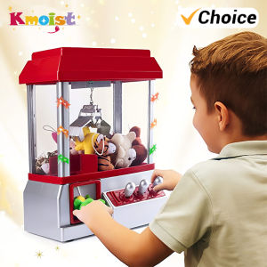 Electronic Arcade Claw Toy Machine Mini Candy Prize Dispenser with Lights Sounds Fun Catcher Game for Kids Christmas Gifts
