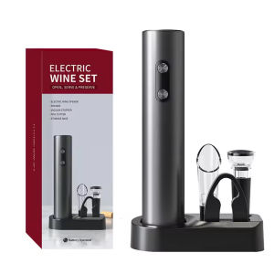 Electric Automatic Red Wine Opener Set Multifunction Wine Stopper Wine Pourer Electric Bottle Opener Gift Set for ins Style