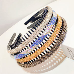 Black Rhinestone Hairband: A Versatile Anti-Slip Crystal Accessory