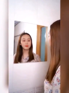 Sticker Mirror Wall full-length mirror Stitching mirror wall-mounted self-adhesive mirror