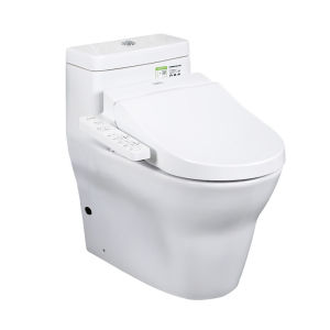 Straight Flush Elevating Pump Freely Adjustable Nozzle Toilet