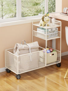 QINQI | Multilayer Iron Book Storage Cart